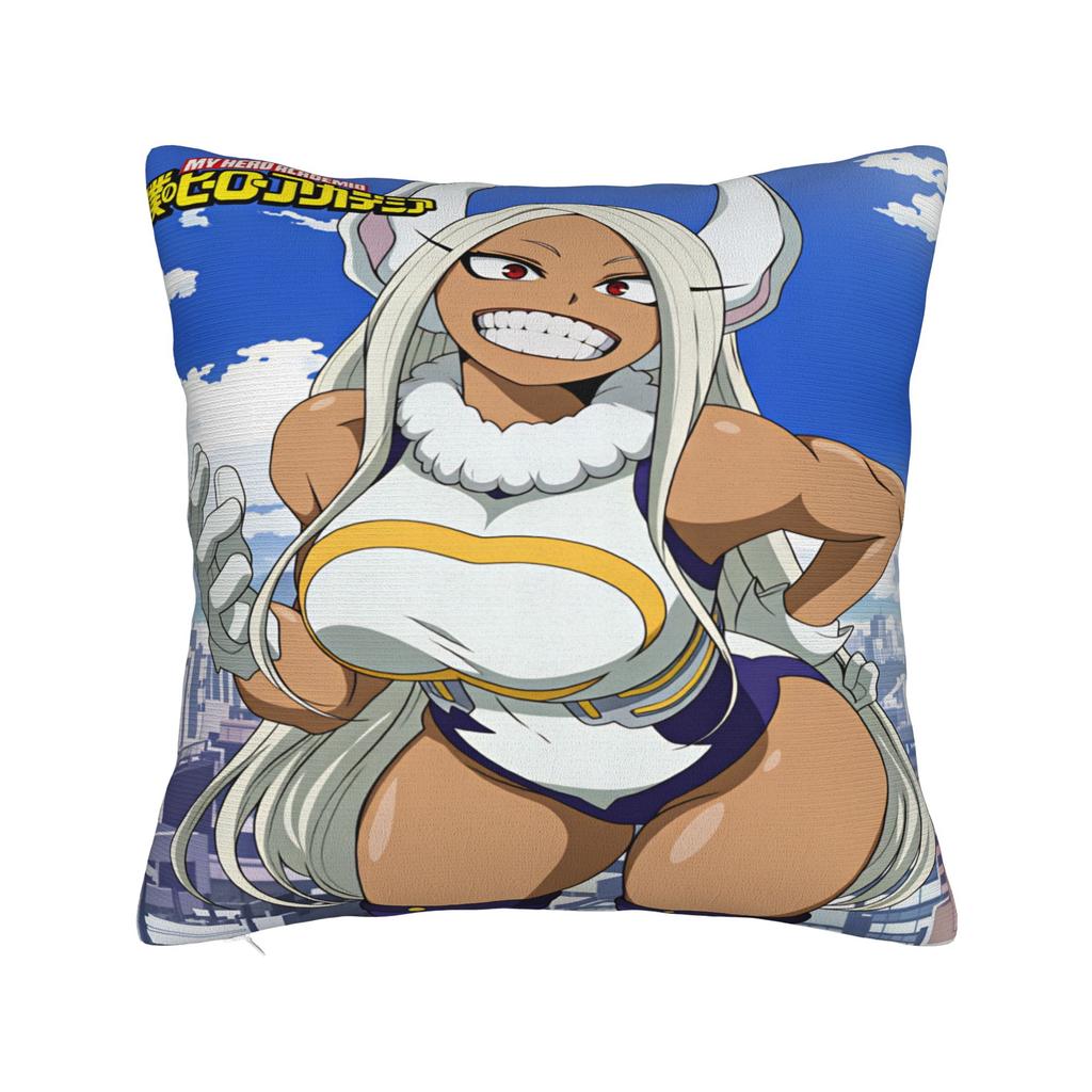 Rabbit Hero Mirko Pillow Case Comfy Pillow Cover For Sofa Car Home Decor Kawaii Pillowcases
