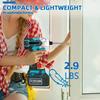 18V Brushless Drill Cordless Electric Impact Wrench Rechargeable 1/4 Square Drive Wrench Power Tool