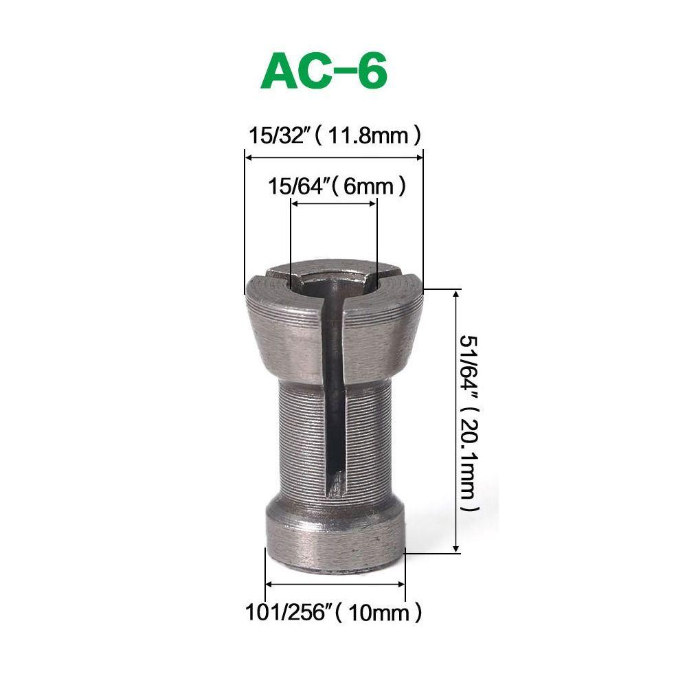 Деревообрабатывающий триммер цанговый патрон инструмент для резьбы шлифовальный станок зажимной адаптер замена фрезерные цанги