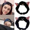 Anime Sailor Moon Luna Artemis Cat Ears Headband Headwear Cosplay Props Cute Face Washing Makeup Tool Hair Band Accessories