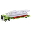 TAKARA TOMY Long Type Tomica 150 Mitsubishi Fuso Super Great Fishing Boat Transport Minicar Car Toy Ages Boxed Toy Safety Standards Passed ST Mark
