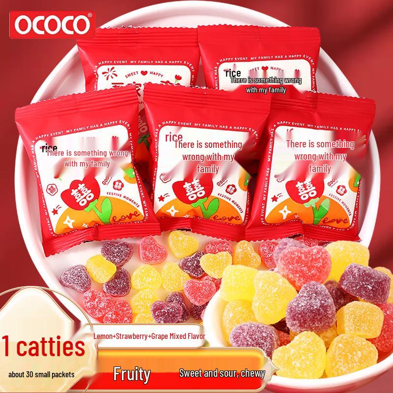 OCOCO Праздничные жевательные конфеты