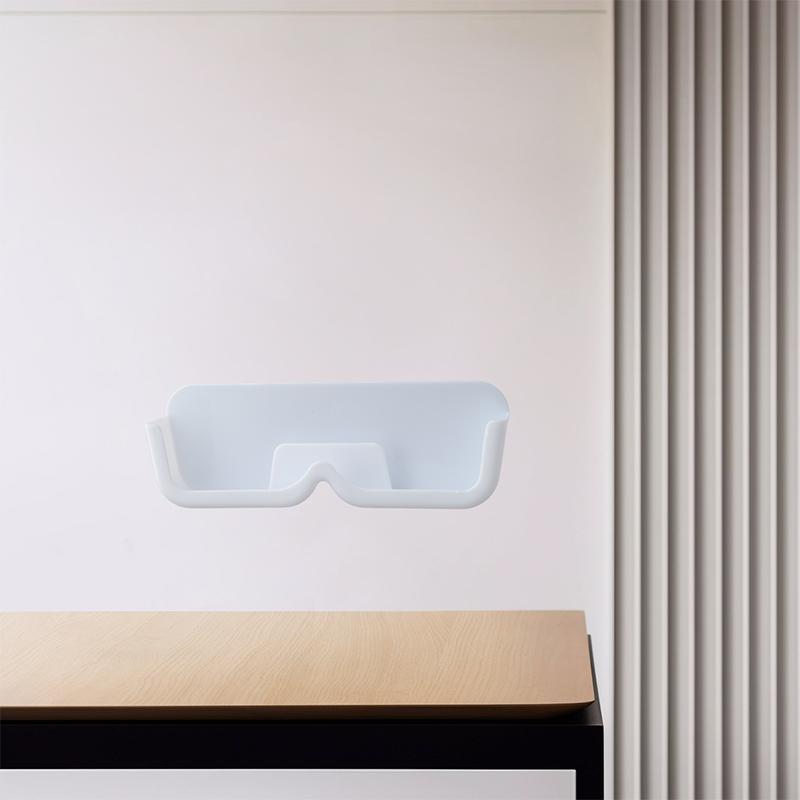 Hanging Self-adhesive Glasses Storage Rack No Drilling Organizer Show Accessories