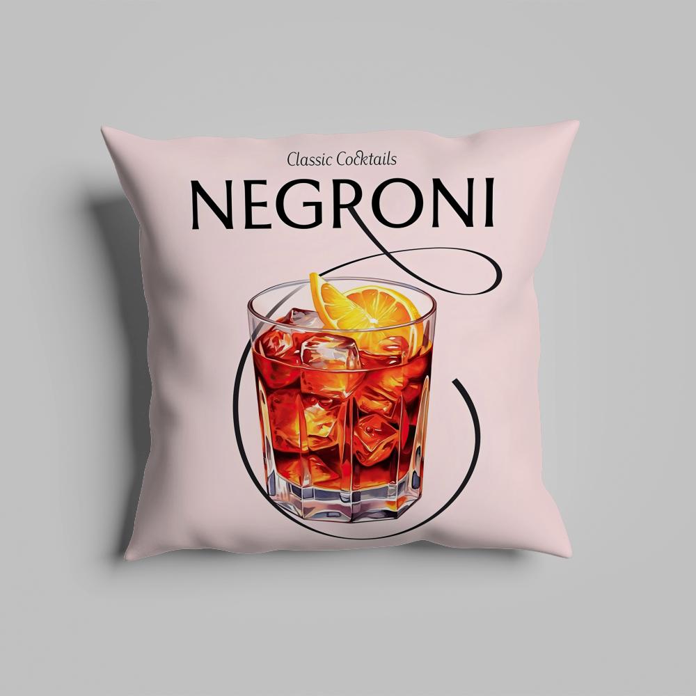 Pillow Case luxurious home office, sofa decorative Multi sized car seat cushions, pillowcases Negroni Cocktail