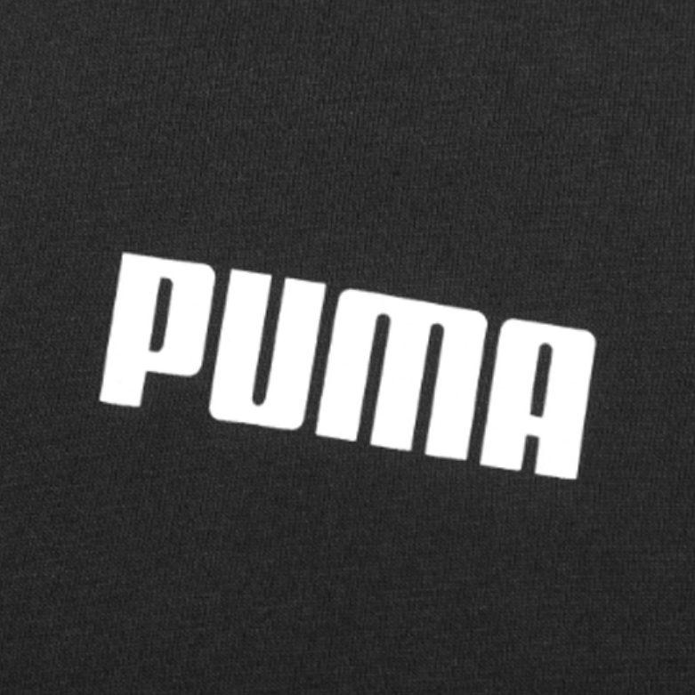 Puma Футболки Мужские Черные С Круглым Вырезом Умеренный Прямой Крой 845300-01
