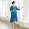 Plara Women Pleated Dress Flat Collar Size 88