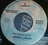7-дюймовая пластинка LAWANDA LINDSEY - Faithless Love/Gone Forever 55007PROMO Mercury 1977 US Фолк Б/У