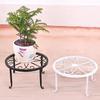 Retro Wrought Iron Potted Plant Standing Flower Pot Shelf Display Stand Garden Plant Flower Stand Balcony Home Decoration Stand