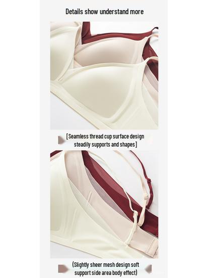 Премиальный французский кружевной бралетт треугольной формы: В рубчик, Без косточек, Тонкие бретели, Дышащий, Глубокий V-вырез.