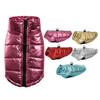 Autumn and Winter Outdoor Ski Suit Reflective Gold Pet Clothes Warm Windproof Dog Jacket Dog Apparel
