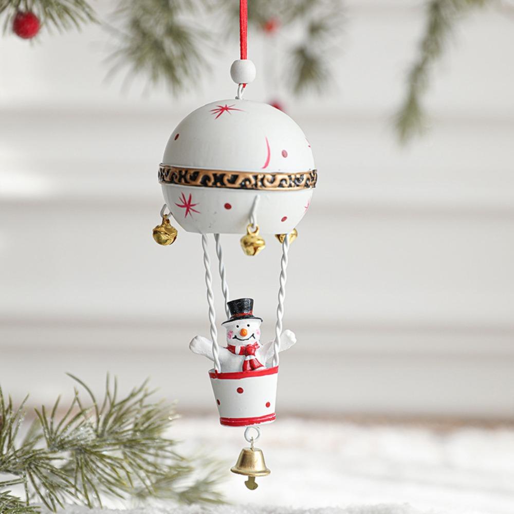 Santa Clasu Christmas Tree Ornament with Bell Xmas Ornament Ball New Xmas Decor New Year Party