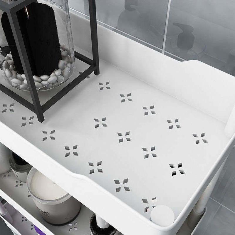 Тележка для хранения, многофункциональная, большая вместимость, экономия места, 3/4-уровневая передвижная напольная передвижная вертикальная полка для хранения для кухни