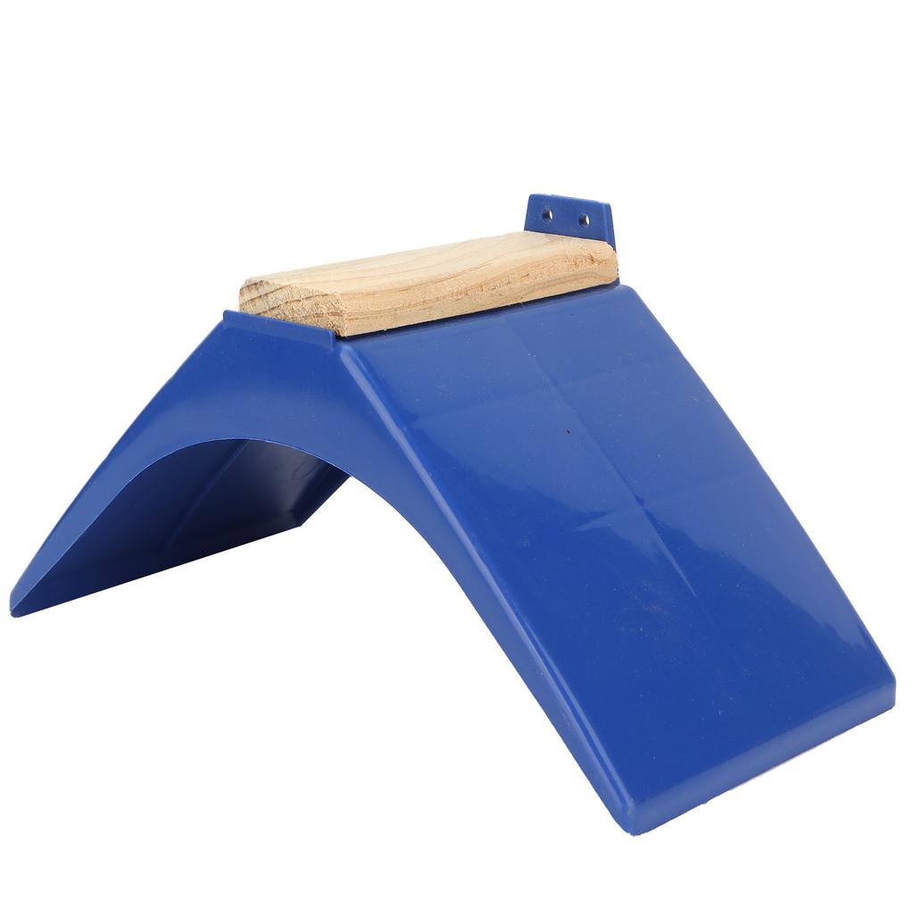 Клетка для домашних голубей, подставка для отдыха, пластиковые жердочки для птиц с деревянным блоком, аксессуары для клетки, синяя с