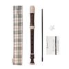 Музыкальные инструменты Samik, 3-ступенчатый отдельный блокфлейта сопрано Wood Warrior, немецкий стиль SRWJ-G, коричневые популярные корейские игрушки