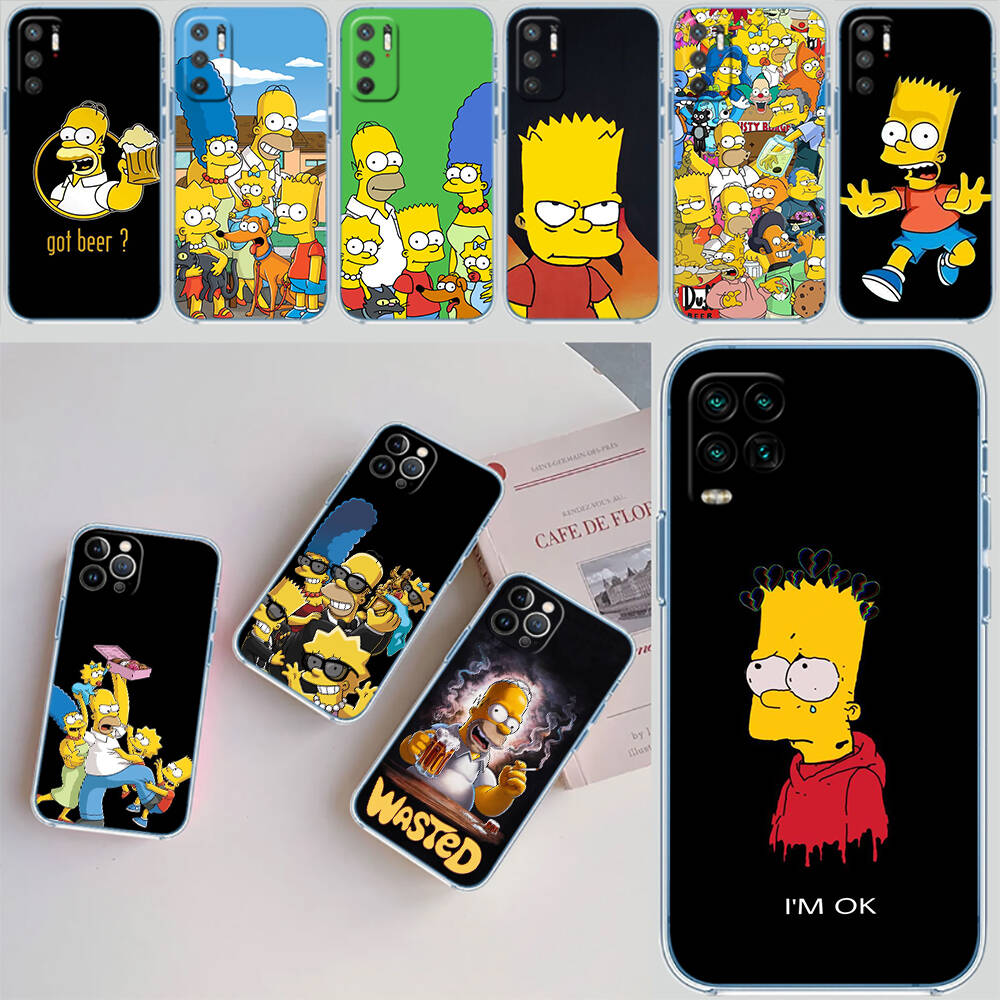 S-Simpsons Phone Case for Motorola G14 G15 G24 G30 G31 G32 G34 G41 G42 G51 G52 G50 G60S G60 G62 G72 G71 G73 G84 G85 G200 E32