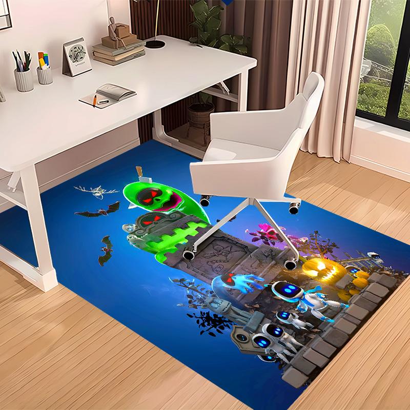 Astro Bot3 Printed Absorbent Washable Carpet, Non-Slip Bathroom Mats, Kitchen Rugs, Yoga Mat,Living Room Entrance, Camping Picnic Rugs