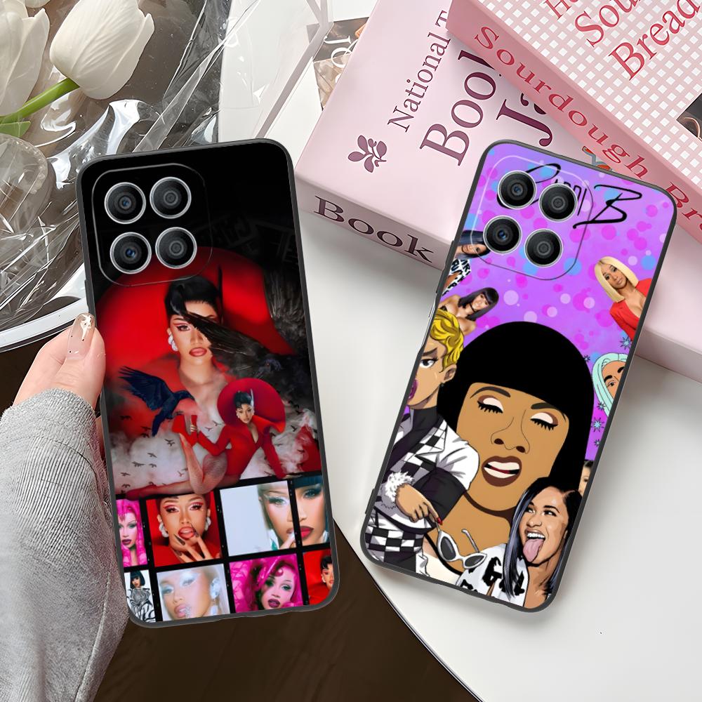 Матовый ТПУ чехол для мобильного телефона Cardi B для Honor 90 80 70 60 50 30 20 10 9 8 7 Pro S SE Lite 5G Цветной печатный чехол
