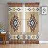 Tribal Totem Boho Modern Tulle Curtains For Living Room Bedroom Home Kitchen Window Sheer Curtains
