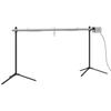 Automatic Rotisserie Grill with Motor Stainless Steel 150 x 46.5 x 82.5 cm