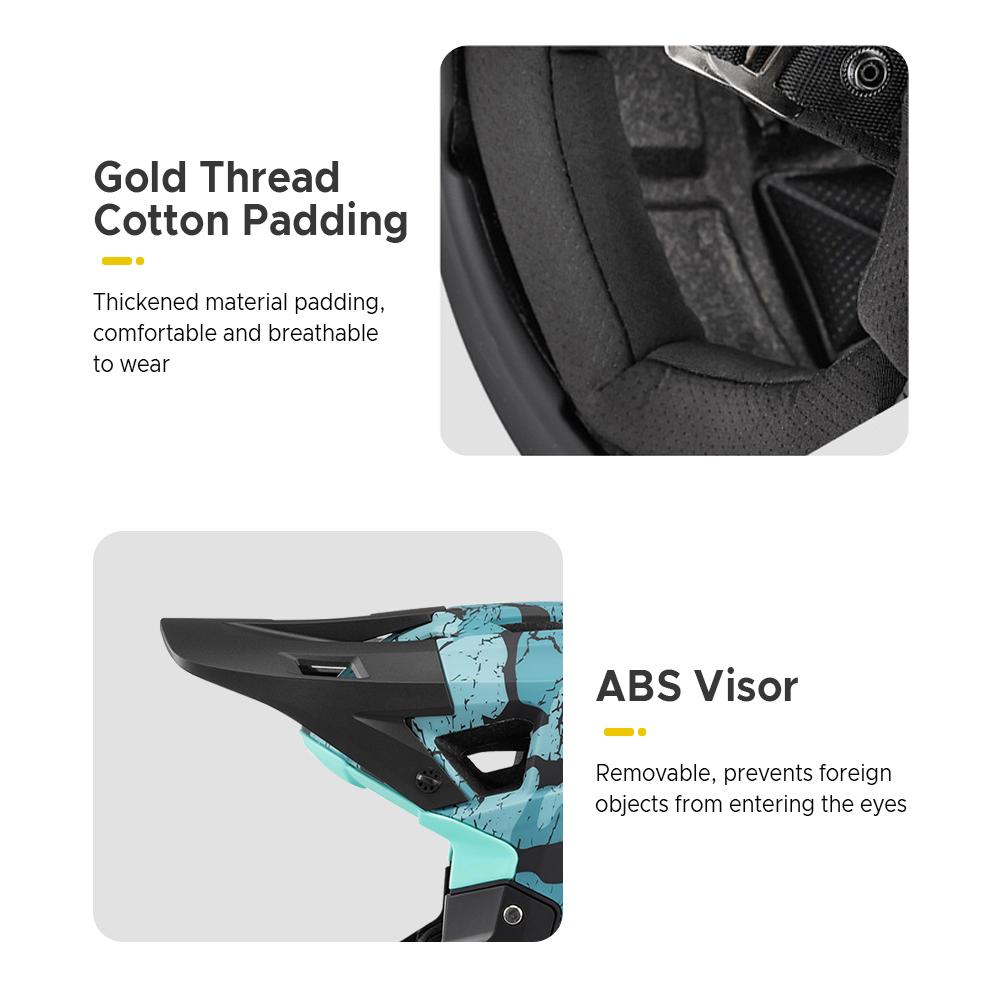 Полный шлем для горного велосипеда для взрослых, гоночный шлем MTB для горного велосипеда