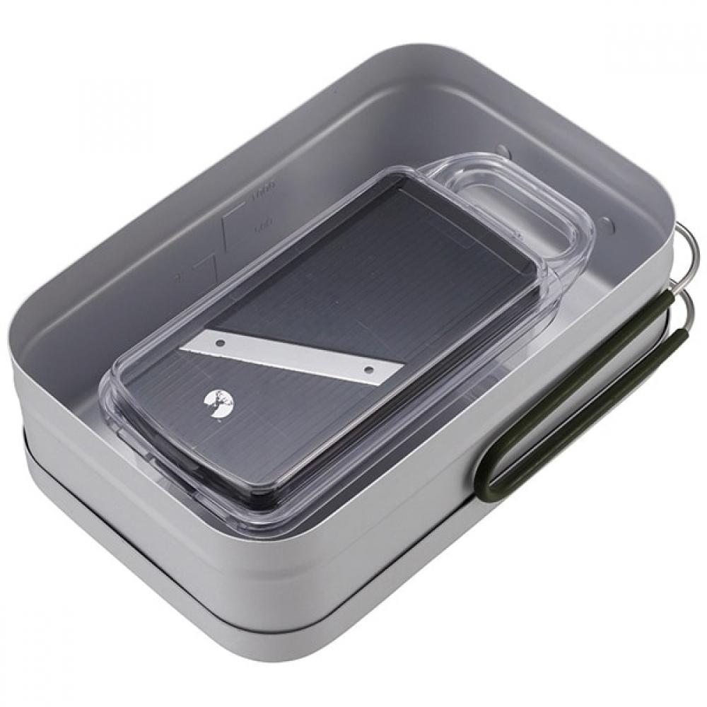 CaptaIn Stag Uh 3051 [мини-набор для приготовления тертых приправ и нарезки на открытом воздухе с сумкой для безопасного хранения, в комплекте, сделано в Японии]