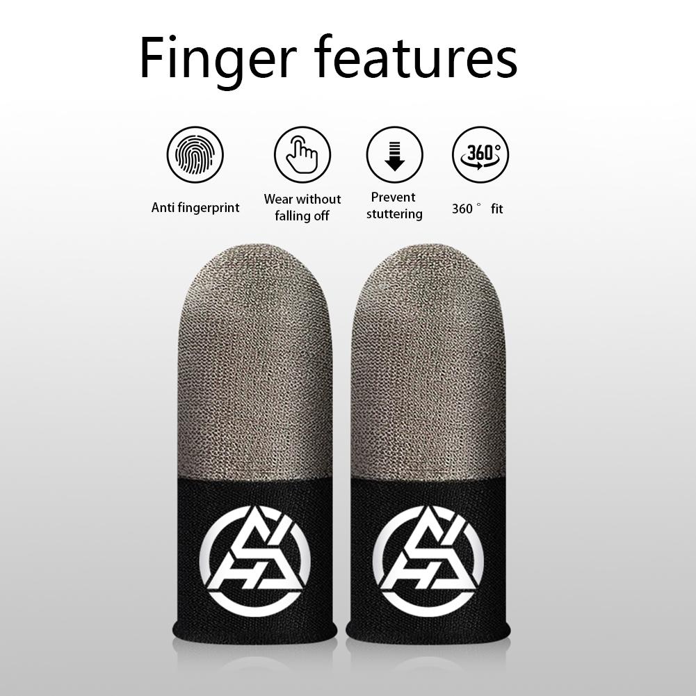 Game Finger Sleeve Breathable Fingertips For Games Anti-Sweat Touch Screen Finger Cots Cover Sensitive Mobile Touch Glove