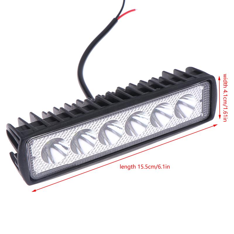 Автомобильный светодиодный фонарь 12 В 18 Вт 6000 К рабочий свет для автомобиля мотоцикла грузовика прицепа внедорожные фары дальнего света