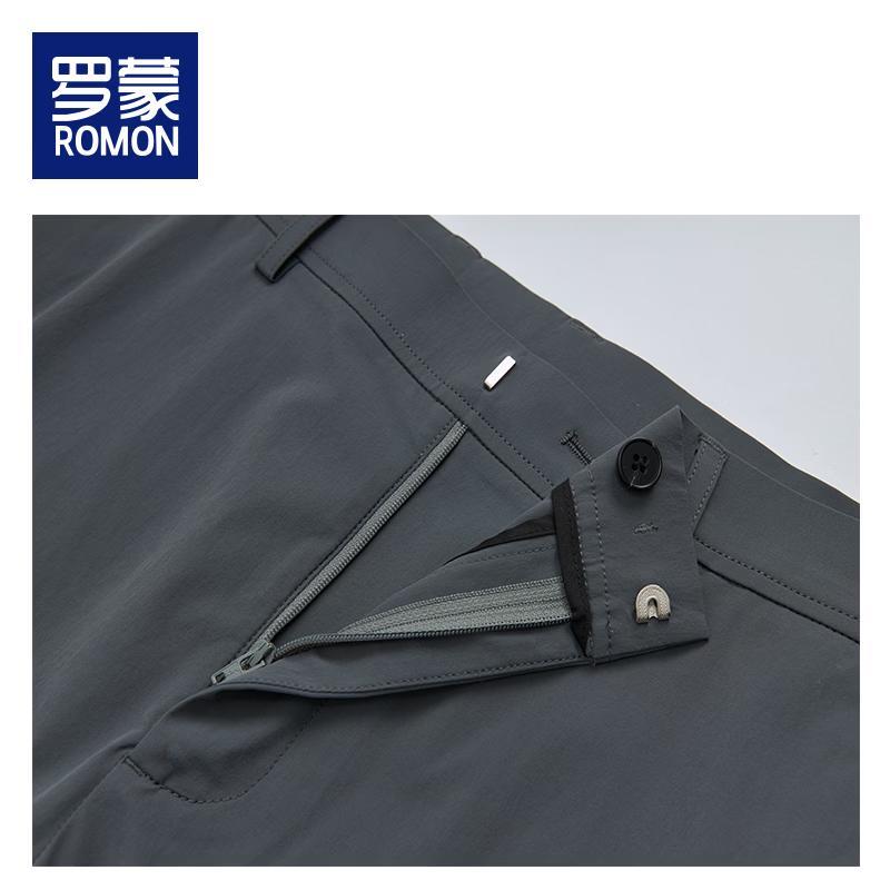 ROMON Мужские брюки прямого кроя в стиле business casual