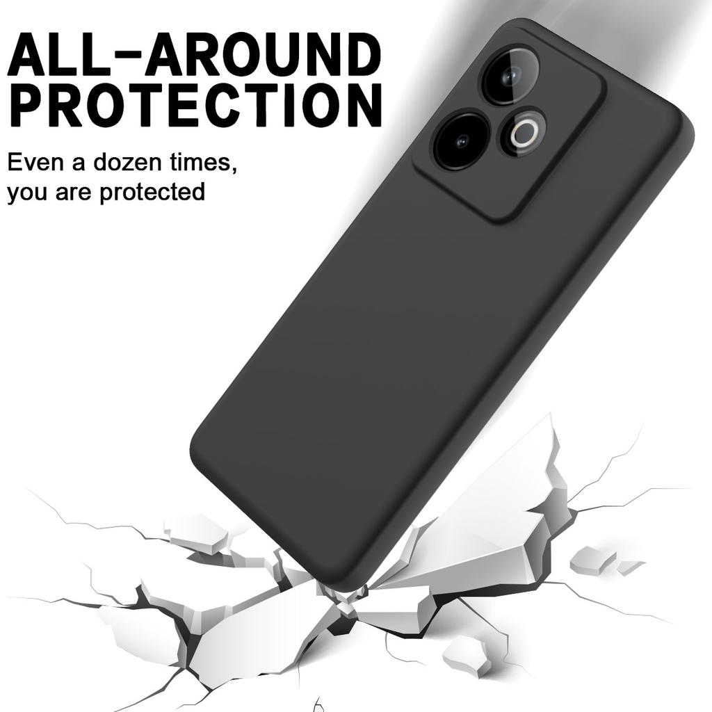 Для Realme GT 7T 5G/Realme GT 7 5G Чехол из жидкого силикона Задняя крышка телефона с ремешком для руки