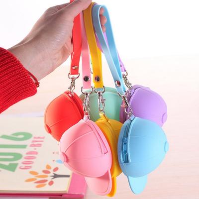 Новейшие мини-кошельки для женщин Модные женские сумки-мессенджеры Конфетные цвета Бейсболка Силиконовый кошелек для мелочи Детские игрушки Подарок для детей