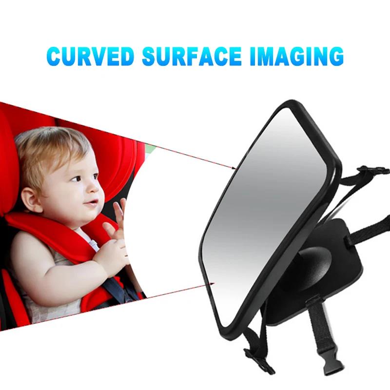 SEAMETAL Car Baby Mirror Adjustable Wide Angle Car Rear Seat Baby/Child Safety Mirror Monitor Rotatable Interior Rearview Mirror Interior Mirrors6