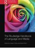 Книга The Routledge Handbook of Language and Media