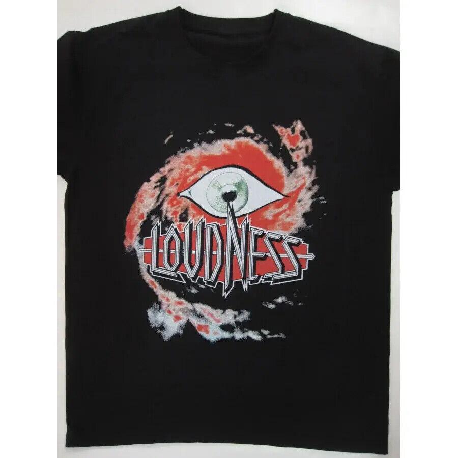 Новая Loudness - Футболка с принтом Hurricane Eyes Tour '87 Унисекс Футболка Все Размеры от S до 5XL Унисекс Футболка