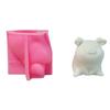 Animal Piggy Silicone Molds for Candle Soap Chocolate Candy Cake Fondant Decoration Cement Gypsum Silicone Molds