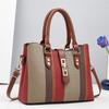 Stylish Large Size Color Block Tote Bag For Women Ideal For Occasions Casual
