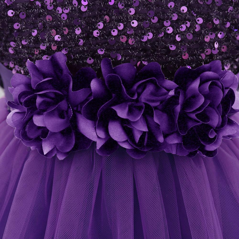 Платье из тюля с пайетками для маленьких девочек - Идеально для дней рождений и банкетов