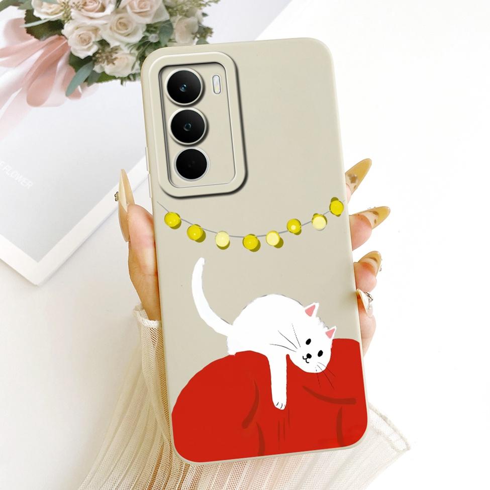 Чехол для Realme C71 Case RMX5303 Силиконовый Роскошный Модный Цветочный Кавайный Милый Расписной Ударопрочный Чехол для Телефона Для Real me C71
