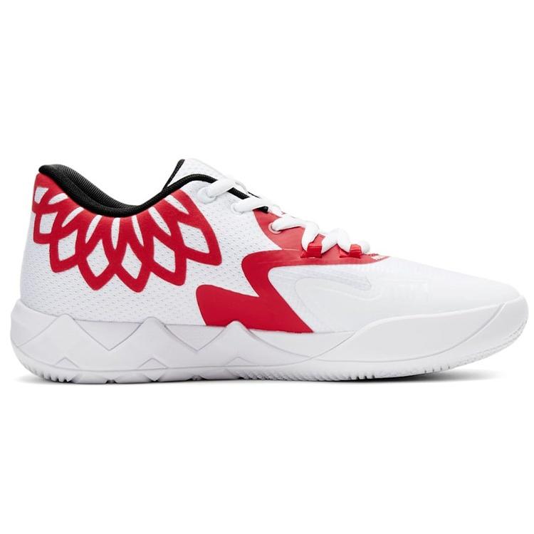 PUMA MB.01 Low LaMelo Ball 'Team Colors - White High Risk Red' Men's 376941-10