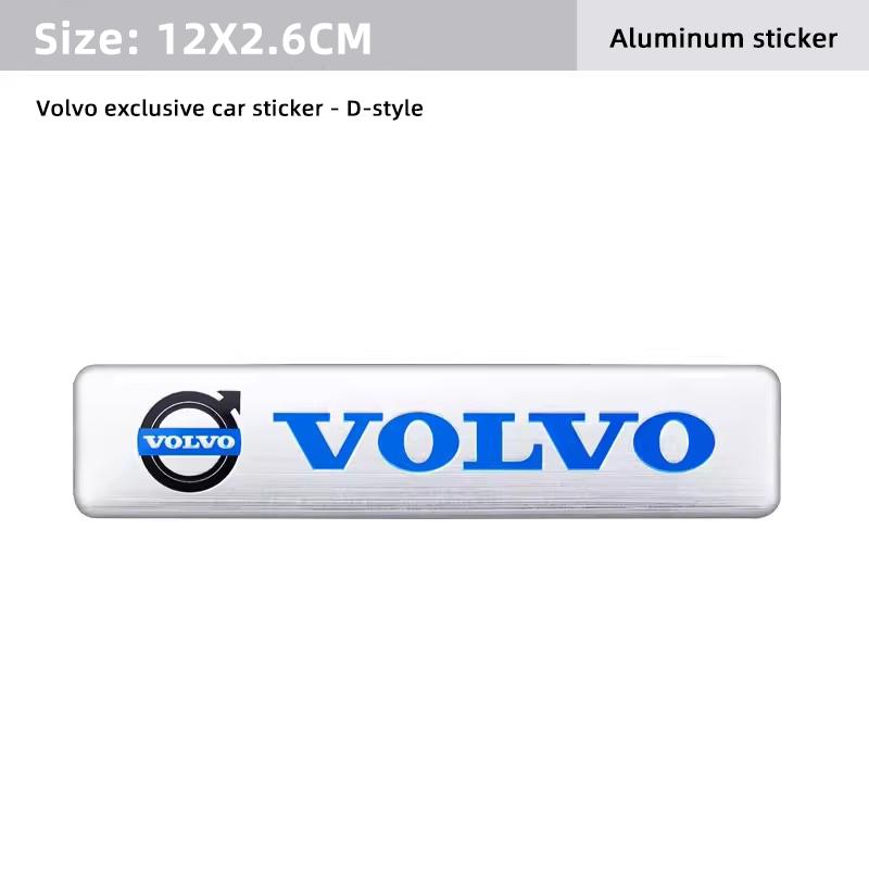 For Volvo Car Specific Metal Badge Stickers Auto Trunk Decal For Volvo XC90 V90 V60 XC60 V40 S80 S60 S90 C40 XC40 V70 XC70 C30 C