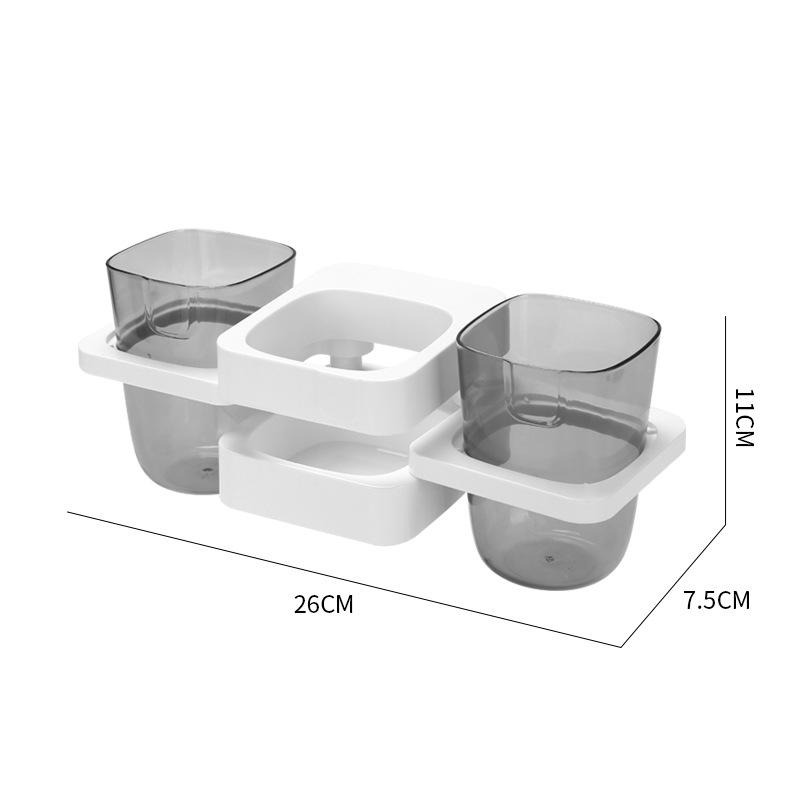 Аксессуары для ванной комнаты, сливная полка, стеллаж для хранения зубной пасты, подставка для чашек для полоскания рта, органайзер для электрической зубной щетки, держатель зубной щетки