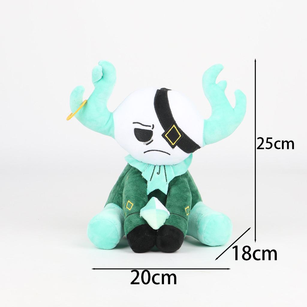 Horned Double Phighting Bull Game Character Plush Toy Doll For Game Enthusiasts