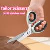 Портновские ножницы из нержавеющей стали, ножницы для одежды, для домашнего шитья, обрезки ниток и рукоделия