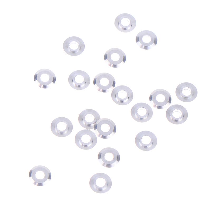 20 шт. мини-металлическая шайба, прокладка, прокладка, распорка для шарикоподшипника 520, направляющий ролик колеса 94768, запасные части для радиоуправляемой машины Tamiya 4Wd