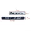 wvkzl2 Car Sticker Executive Black White Emblem 60th Anniversary Badge Decal for Toyota Tundra Corolla Prado Brownstone Limited Edition
