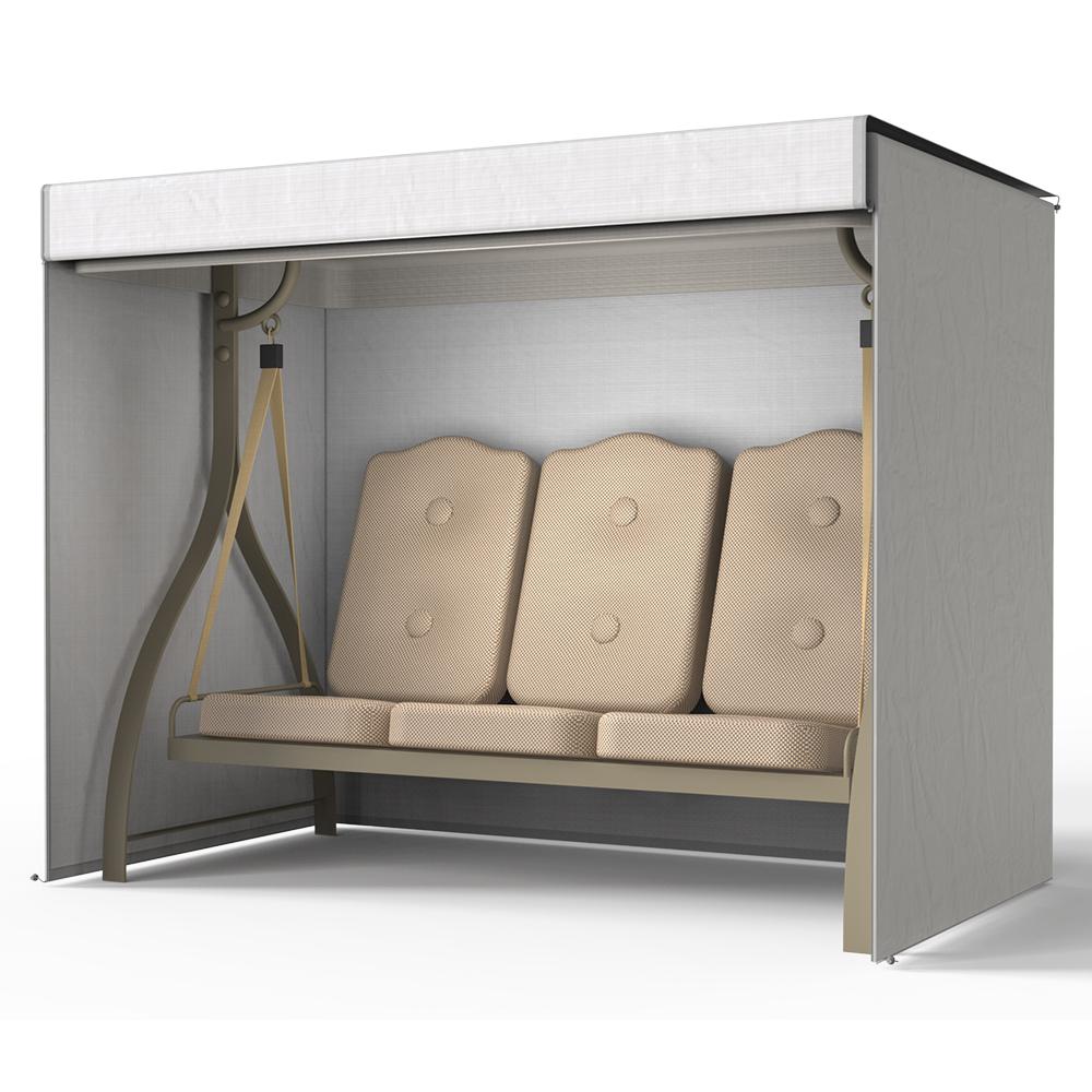 Чехол для гамака для качелей, чехол для садовых качелей, 3-местный, защита для сада и патио, солнцезащитный козырек, водонепроницаемый чехол для стула, горячая дропшиппинговая поставка