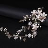 Повязка на голову с кристаллами Halo Hairband Leaf Crown Bride Ободки Свадебные аксессуары для волос