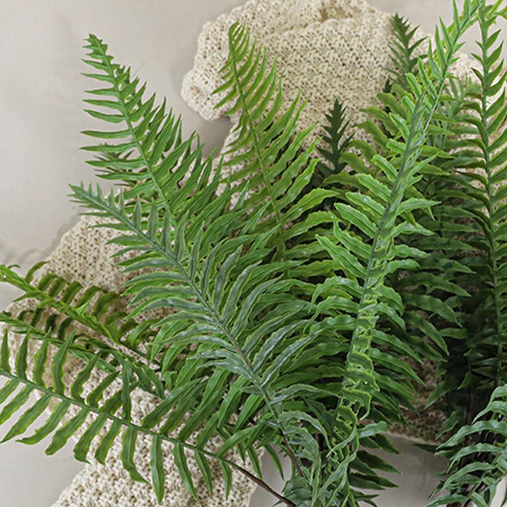 Plastic Artificial Persian Ferns Plants Realistic Fake Plants  For Home Garden Decor