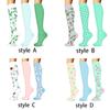 3 Pairs Compression Socks For Women And Men Support Knee Socks 15-20 Mmhg Cute Printed Compression Socks For Nurses Athletic