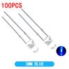 F3 Ultra Bright 3MM Round Water Clear Green/Yellow/Blue/White/Red LED Light Lamp Emitting Diode Dides Kit