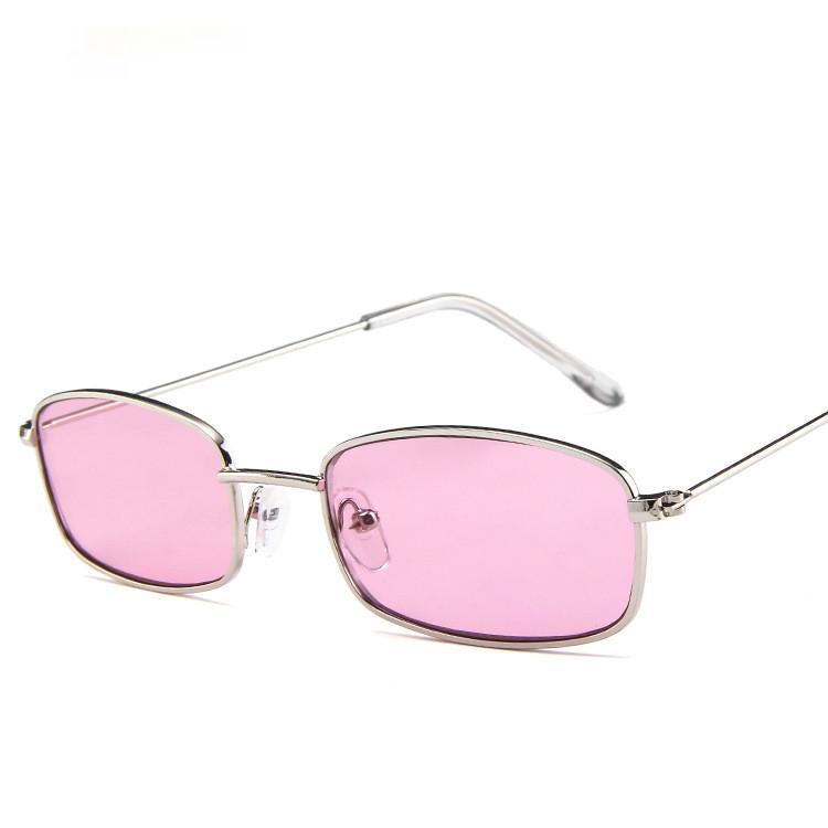 ZXWLYXG New Small Rectangle Sunglasses Women Retro Brand Designer Red Sun Glasses Men Glasses Female Unisex